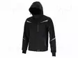 SOFTSHELL-TAKKI - KOKO: S - MUSTA - HUPULLA - 310G/M2 - Työ- ja suojavaatteet - LAHTI-L4094601 - 1