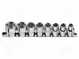 SOCKET: SPLINE-SET - SOCKET SPANNER - CHROM-VANADIUM STEEL - 1/2" - Hylsyavainsarjat - NEO-08-651 - 1