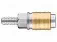 QUICK CONNECTION COUPLING - BRASS - APPLICATION: FOR COMPRESSOR - Pneumatiikkatyökalut ja tarvikkeet - NEO-12-621 - 1