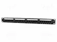 PATCH PANEL - MUSTA - PORTTIEN LUKU: 24 - 19" - CAT: 5E - RACK 19" - RACK - Tietokonetarvikkeet - muut - NPP-C524CM-001 - 1