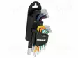 WRENCH: HEX KEY-SET - S2 STEEL - 9PCS. - Kuusiokolo- ja TORX avaimet - PRE-48311 - 1