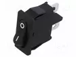 KEINUKYTKIN - SPST - AS: 2 - OFF-ON - 6A/250VAC - MUSTA - EI OLE - R6OHM - Keinukytkimet - R612KKFT0F1 - 1