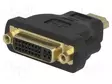 ADAPTERI - DVI-D (24+1) PISTORASIA,HDMI-PISTOKE - HDMI, DVI, DisplayPort johdot - CA311 - 1