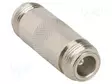 ADAPTERI - N NAARAS,MOLEMMIN PUOLIN - ERISTYS: PTFE - 50OHM - MESSINKI - RF adapterit - 082-101 - 1