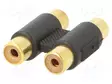 ADAPTERI - RCA-PISTORASIA X2,MOLEMMIN PUOLIN - Muut audio-videokaapelit - A-2RCAFF-01 - 1