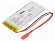 AKKU: LI-PO - 3,7V - 2100MAH - JOHDOT,JST SYP-02T-1 LIITOS - Akut - AKY-LP613381 - 1