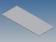 ALUMINIUM PANEL FOR 10001 / MC 11 - SILVER - 77 x 31 x 1 mm - Kotelot - G-sarja - TKAPP111 - 1