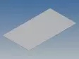 ALUMINIUM PANEL FOR TK SERIES - SILVER - 130.6 x 72 x 0.5 mm - Kotelot - G-sarja - TKAPPTK1 - 1