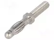LABORATORY CONNECTOR: 4MM BANANA - PLUG - 32A - 33VAC - 70VDC - 35MM - Banaaniliittimet 4mm - FK1211 - 1