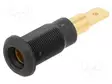 LABORATORIOBANAANILIITIN 4MM - PISTORASIA - 25A - MUSTA - KULLATTU - Banaanijatkoliittimet - BI-LB4X-IFA-21 - 1