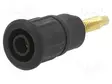 LABORATORIOBANAANILIITIN 4MM - PISTORASIA - 1KV - 32A - MUSTA - Banaanijatkoliittimet - BI-SEB4-G-21 - 1