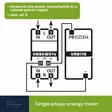 DIGITAALINEN KWH MITTARI DIN KISKOON - YKSIVAIHEINEN - Energiankulutusmittarit - EMDIN01 - 7