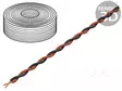 HOPEOITU KUPARILANKA - 0,15MM - MUSTA,PUNAINEN - Hopeoitu kuparilanka - D-LD152-01 - 1