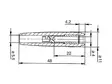INSULATED COUPLING FOR 4mm PLUG, BLACK - KUN30 - Hirschman liittimet ja adapterit - HM4401 - 2