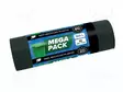 JÄTESÄKIT - LDPE - MUSTA - 160L - 10KPL - MEGA PACK - Pakkaaminen ja suojaus - SOLID-5921 - 1