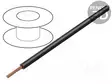 JOHTO - FLEXIPLAST-E - 1X2,5MM2 - CU - MUSTA - 750V - 32A - -30÷90°C - Mittausjohdot - 60.7200-21 - 1