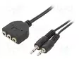 KAAPELI - 1M - MUSTA - Muut audio-videokaapelit - CC-MIC-1 - 1