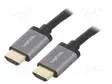 KAAPELI - HDMI-PISTOKE,MOLEMMIN PUOLIN - HDMI 2.0 - 2M - MUSTA - HDMI, DVI, DisplayPort johdot - CHA0101 - 1