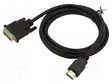 KAAPELI - DVI-D (18+1) PISTOKE,HDMI-PISTOKE - HDMI 1.3 - 1,8M - HDMI, DVI, DisplayPort johdot - ART-OEM-41 - 1