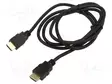 KAAPELI - HDMI-PISTOKE,MOLEMMIN PUOLIN - 3M - MUSTA - 30AWG - HDMI, DVI, DisplayPort johdot - ART-AL-11 - 1
