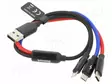 KAAPELI - HIGH SPEED,USB 2.0 - 0,3M - MUSTA - TEKSTIILI - USB kaapelit ja adapterit - CAMLT-ASY01 - 1