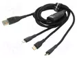 KAAPELI - USB 2.0 - 1,2M - MUSTA - 100W - 3,5A - USB kaapelit ja adapterit - CASS030101 - 1