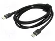 KAAPELI - USB C PISTOKE,MOLEMMIN PUOLIN - 1M - MUSTA - TEKSTIILI - 60W - USB kaapelit ja adapterit - CATKLF-GG1 - 1