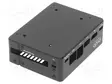 LAITEKOTELO - TERÄS - MUSTA - X: 81MM - Y: 106MM - Z: 39MM - Arduino Raspberry kotelot - OKDO-2130261 - 3