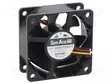 LAITETUULETIN - DC - 12VDC - 60X60X25MM - 44,4M3/H - 31DBA - DC 12V tuulettimet - 9S0612S4011 - 1