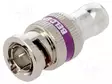 LIITIN: BNC - PISTOKE - UROS - SUORA - 75OHM - PURISTUS TRUE 360 - B1855A - BNC liittimet - 1855ABHD1 - 1