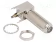 LIITIN: F - N LIITINAARAS - THT - 90° KULMA - KULLATTU - 75OHM - F liittimet - 222128-11 - 1