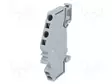 LIITIN: KISKO-281 - 32A - 800V - JOUSIPURISTIN - HARMAA - 0,08÷4MM2 - Kiskoliittimet - 281-631 - 1
