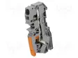 LIITIN: KISKO-2110 - 57A - 600V - PUSH-IN - HARMAA - 0,5÷16MM2 - NAVAT: 1 - Kiskoliittimet - 2110-1201 - 1