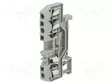 LIITIN: KISKO-24A - 800V - JOUSIPURISTIN - HARMAA - 2,5MM2 - NAVAT: 1 - Kiskoliittimet - 280-681 - 1