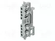 LIITIN: KISKO-24A - 800V - JOUSIPURISTIN - HARMAA - 2,5MM2 - NAVAT: 1 - Kiskoliittimet - 280-621 - 1