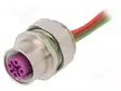 LIITIN: M12 - PISTORASIA - PIN: 5 - NAARAS - JOHDOT - B-KOODI-PROFIBUS - M12 liittimet - 0976PFC151 - 1