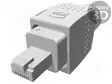 LIITIN: RJ45 - PISTOKE - PIN: 8 - CAT: 6A - SUOJATTU - 8P8C - 5÷9,5MM - RJ liittimet - 20821040001 - 1