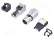 LIITIN: RJ45 - PISTOKE - PIN: 8 - CAT: 6A - SUOJATTU,SUOJAKANNELLA - IP20 - RJ liittimet - J00026A4001 - 1