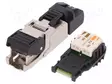 LIITIN: RJ45 - PISTOKE - PIN: 8 - CAT: 6A - SUOJATTU,SUOJAKANNELLA - RJ liittimet - J00026A2001 - 1