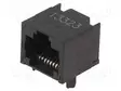 LIITIN: RJ45 - PISTORASIA - PIN: 8 - CAT: 5 - SUOJAAMATTOMAT - KULLATTU - RJ liittimet - 1-406525-1 - 1