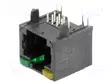 LIITIN: RJ45 - PISTORASIA - PIN: 8 - CAT: 5 - SUOJATTU - KULLATTU - 8P8C - RJ liittimet - 5406533-1 - 1