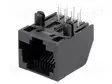 LIITIN: RJ45 - PISTORASIA - PIN: 8 - CAT: 3 - MATALAN PROFIILIN - 8P8C - RJ liittimet - 5555167-1 - 1