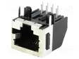 LIITIN: RJ45 - PISTORASIA - PIN: 8 - CAT: 3 - MATALAN PROFIILIN - 8P8C - RJ liittimet - 5556591-1 - 1