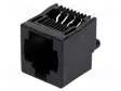 LIITIN: RJ45 - PISTORASIA - PIN: 8 - CAT: 3 - SUOJAAMATTOMAT - 8P8C - THT - RJ liittimet - 5556416-1 - 1