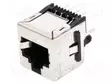 LIITIN: RJ45 - PISTORASIA - PIN: 8 - CAT: 3 - 8P8C - THT - SUORA - 16,64MM - RJ liittimet - 5557484-1 - 1