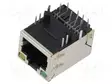 LIITIN: RJ45 - PISTORASIA - PIN: 8 - CAT: 5 - SUOJATTU - 8P8C - THT - RJ liittimet - 1-2250024-1 - 2