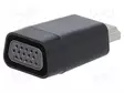 ADAPTERI - D-SUB 15PIN HD-PISTORASIA,HDMI-PISTOKE - HDMI 1.4 - HDMI, DVI, DisplayPort johdot - A-HDMI-VGA-001 - 1