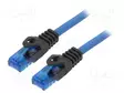 PATCH KAAPELI - U/UTP - CAT: 6A - RJ45-PISTOKE,MOLEMMIN PUOLIN - CU - 1M - RJ45 Ethernet kaapelit - CPP001 - 1