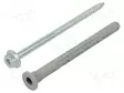 PLASTIC ANCHOR - WITH SCREW - 10X120 - ZINC-PLATED STEEL - SXRL-FUS - Ruuvit - muut - FISCHER-522721 - 1