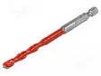 PORANTERÄ - Ø: 5MM - Ø: 3/16" - L: 100MM - TERÄS - VOLFRAMIKARBIDI - 1/4" - Muut poranterät - ALP.272005001 - 2